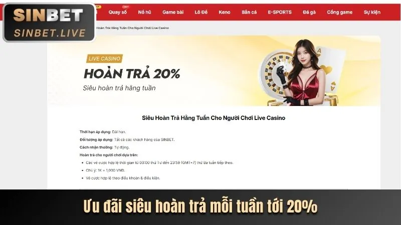 Các chương trình khuyến mãi và bonus tại jn88 casino